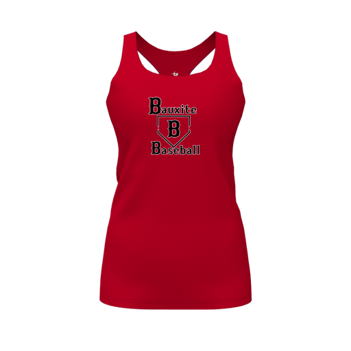 [CUS-DFW-RCBK-PER-RED-FYS-LOGO1] Racerback Tank Top (Female Youth S, Red, Logo 1)