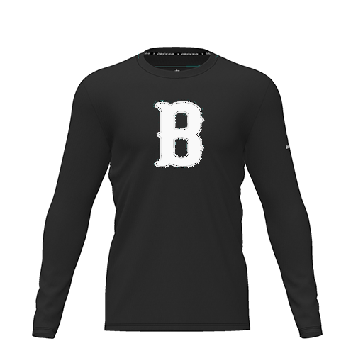 [CUS-DRIF-TEES-PER-CNK-LSL-BLK-YXS-LOGO2] Dri Fit Performance T-Shirt (Youth XS, Black, Logo 2, Long Sleeve)