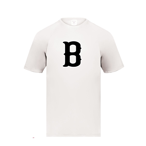 [2790.005.S-LOGO2] Men's Smooth Sport T-Shirt (Adult S, White, Logo 2)