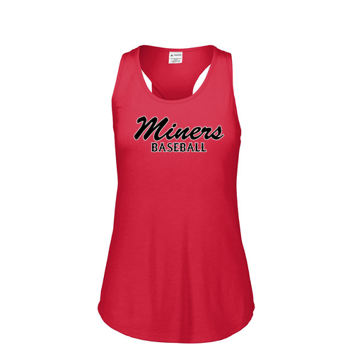 [3078.V96.S-LOGO3] Ladies Tri Blend Tank Top (Female Adult S, Red, Logo 3)