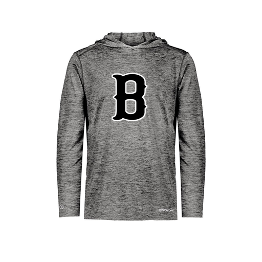 [FOLHCGBK-AS-LOGO2] Decker Men's Charge Hoodie (Adult S, Black, Logo 2)