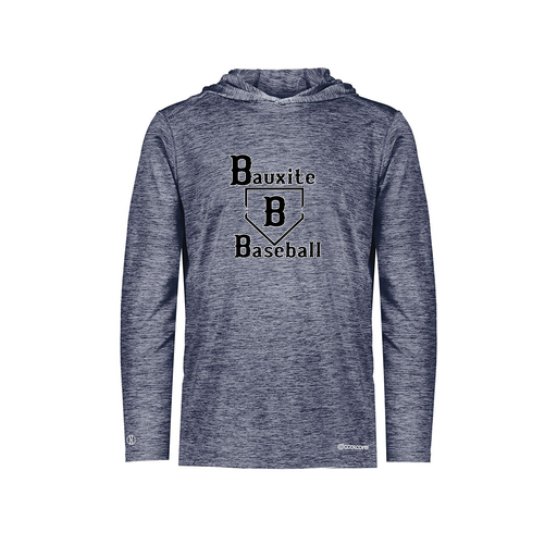 [FOLHCGNV-AS-LOGO1] Decker Men's Charge Hoodie (Adult S, Navy, Logo 1)