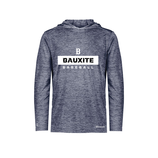 [FOLHCGNV-AS-LOGO3] Decker Men's Charge Hoodie (Adult S, Navy, Logo 3)