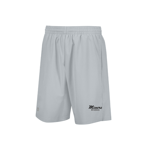 [229556.099.XS-LOGO3] Men's Weld Short (Adult XS, Silver, Logo 3)