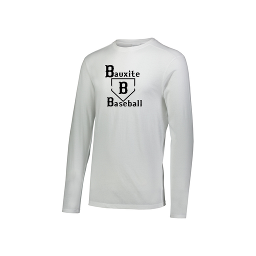 [3076.005.S-LOGO1] Youth LS Ultra-blend T-Shirt (Youth S, White, Logo 1)