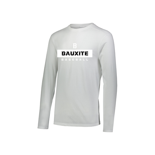 [FTLCUBWH-YS-LOGO3] Decker Youth Tri-Blend T-Shirt - Long Sleeve (Youth S, White, Logo 3)