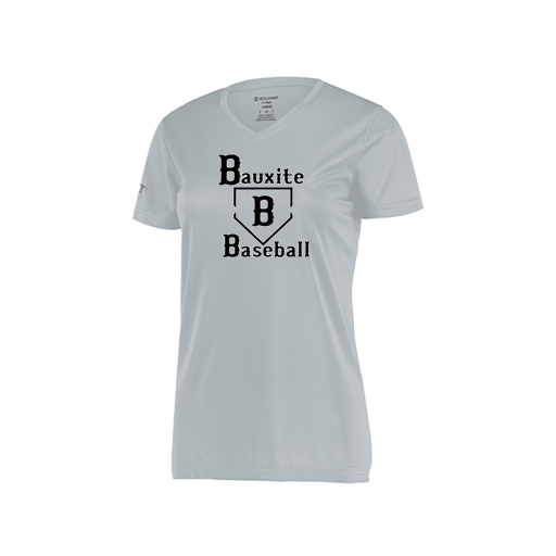 [222820.099.S-LOGO1] Ladies Movement Dri Fit Shirt (Female Adult S, Silver, Logo 1)