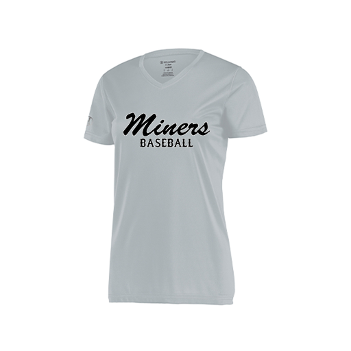 [222820.099.S-LOGO3] Ladies Movement Dri Fit Shirt (Female Adult S, Silver, Logo 3)