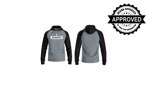 Bauxite High School - Grey & Black LSL Hoodie